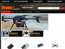 Tablet Screenshot of dronefever.com